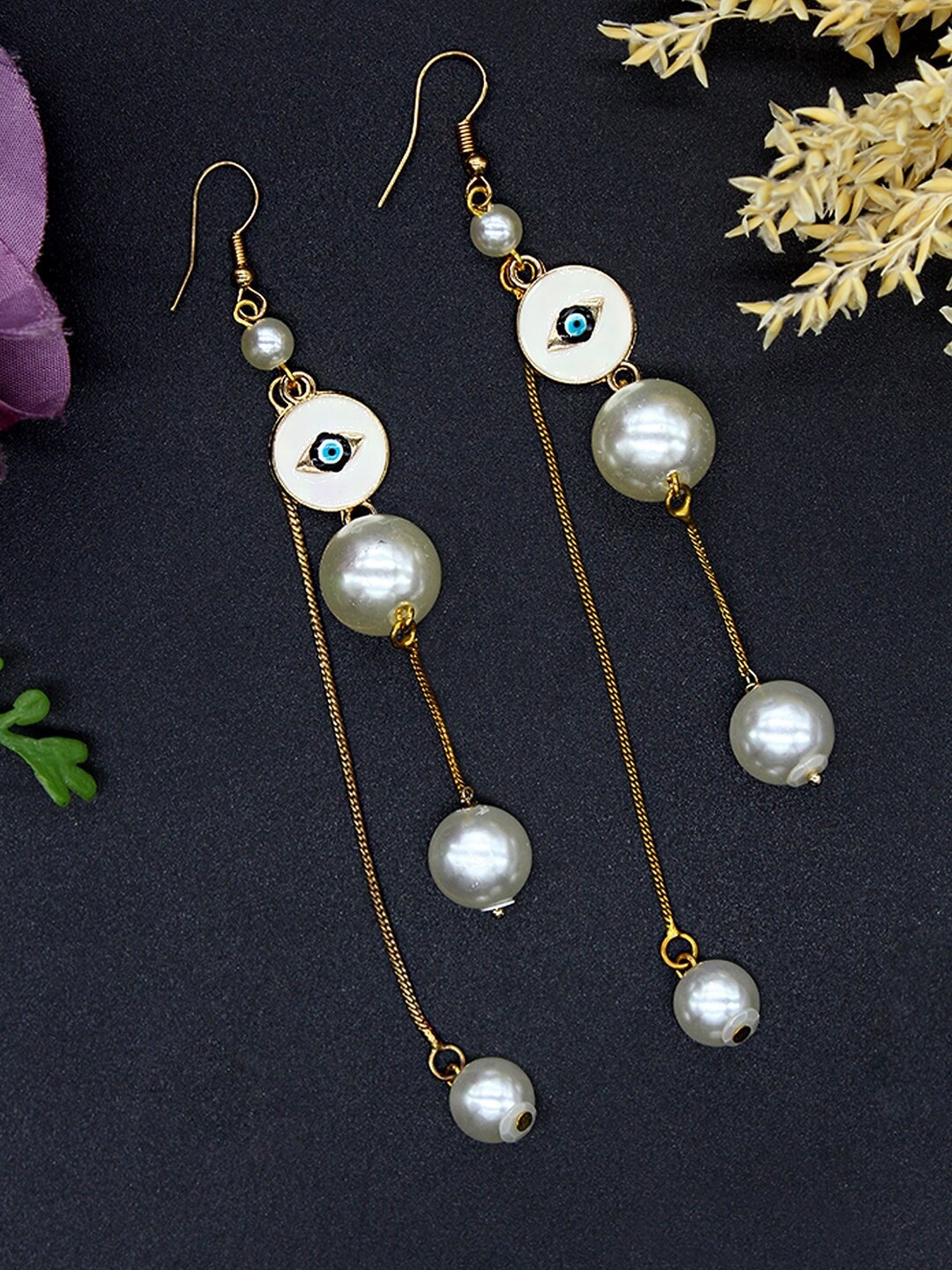 

Stylecast X KPOP Gold Plated Beaded Drop Earrings