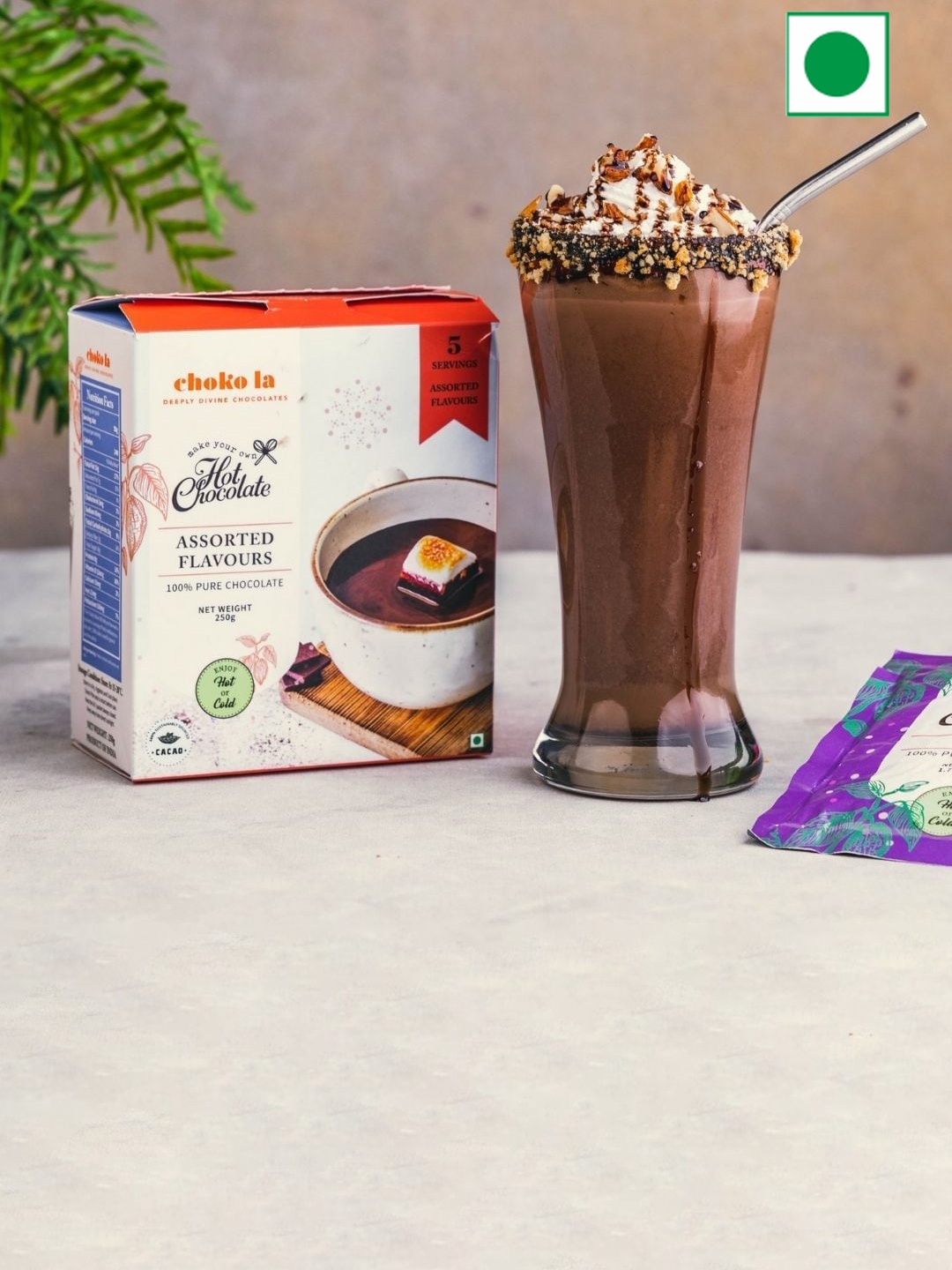 

choko la Assorted Chocolate Powder 50 Gms Each, Brown