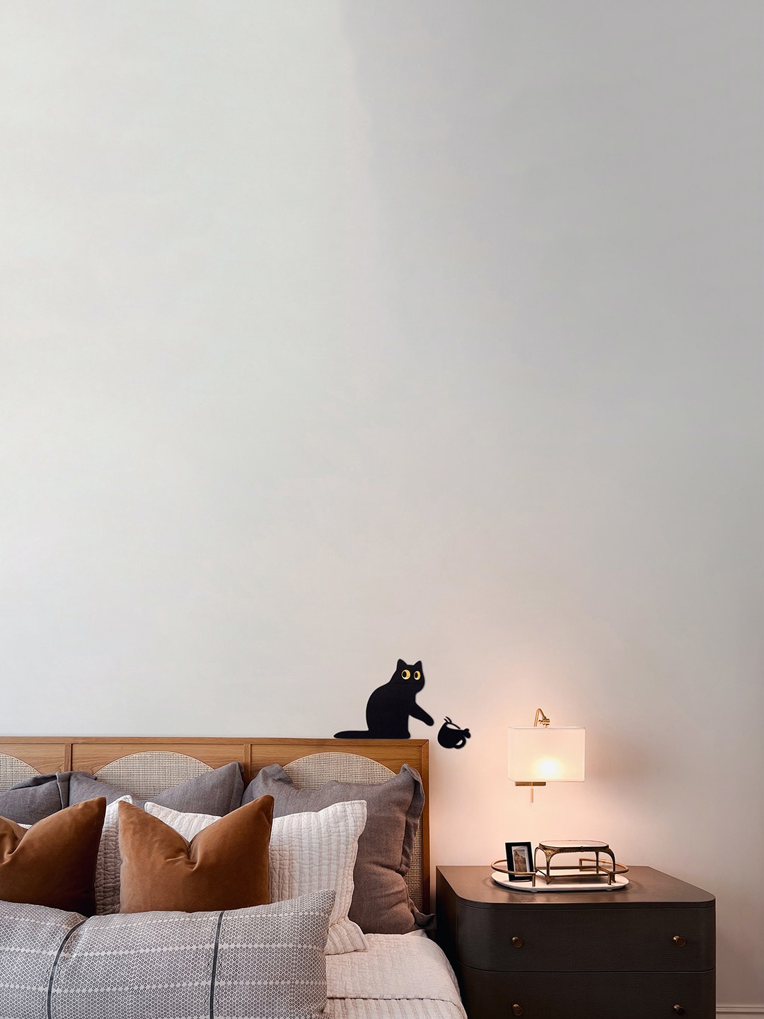 

VAH Kya Bat Hai !! Black 3D Cat Decoration Sticker