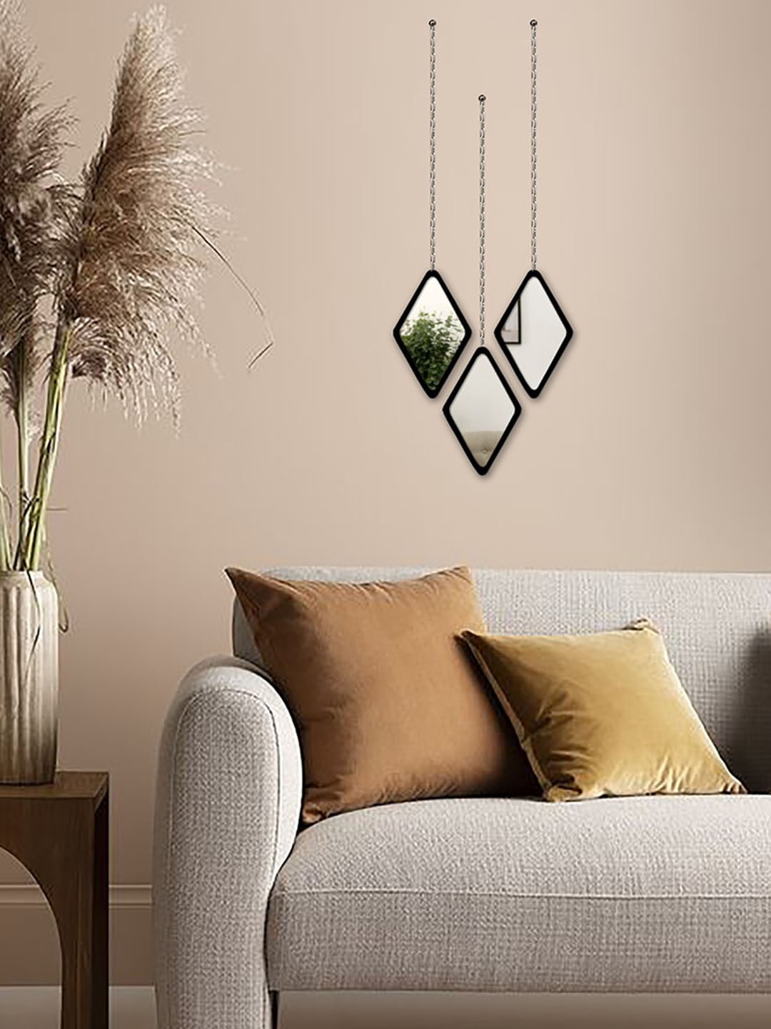 VAH Kya Bat Hai !! 3Pcs Black 3D Acrylic Wall Sticker