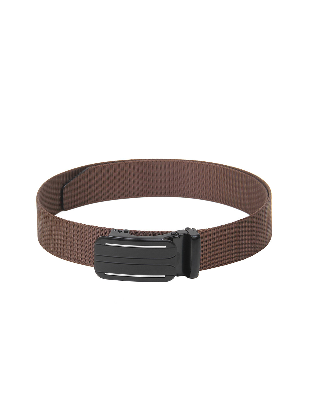 

Calvadoss Women Woven Design Wide Belt, Brown
