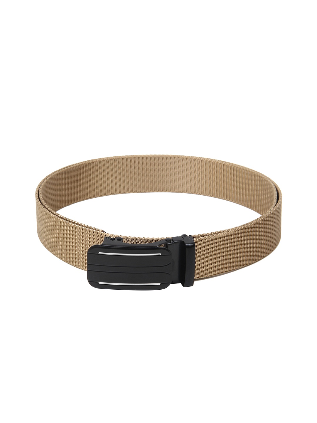 

Calvadoss Women Woven Design Wide Belt, Beige