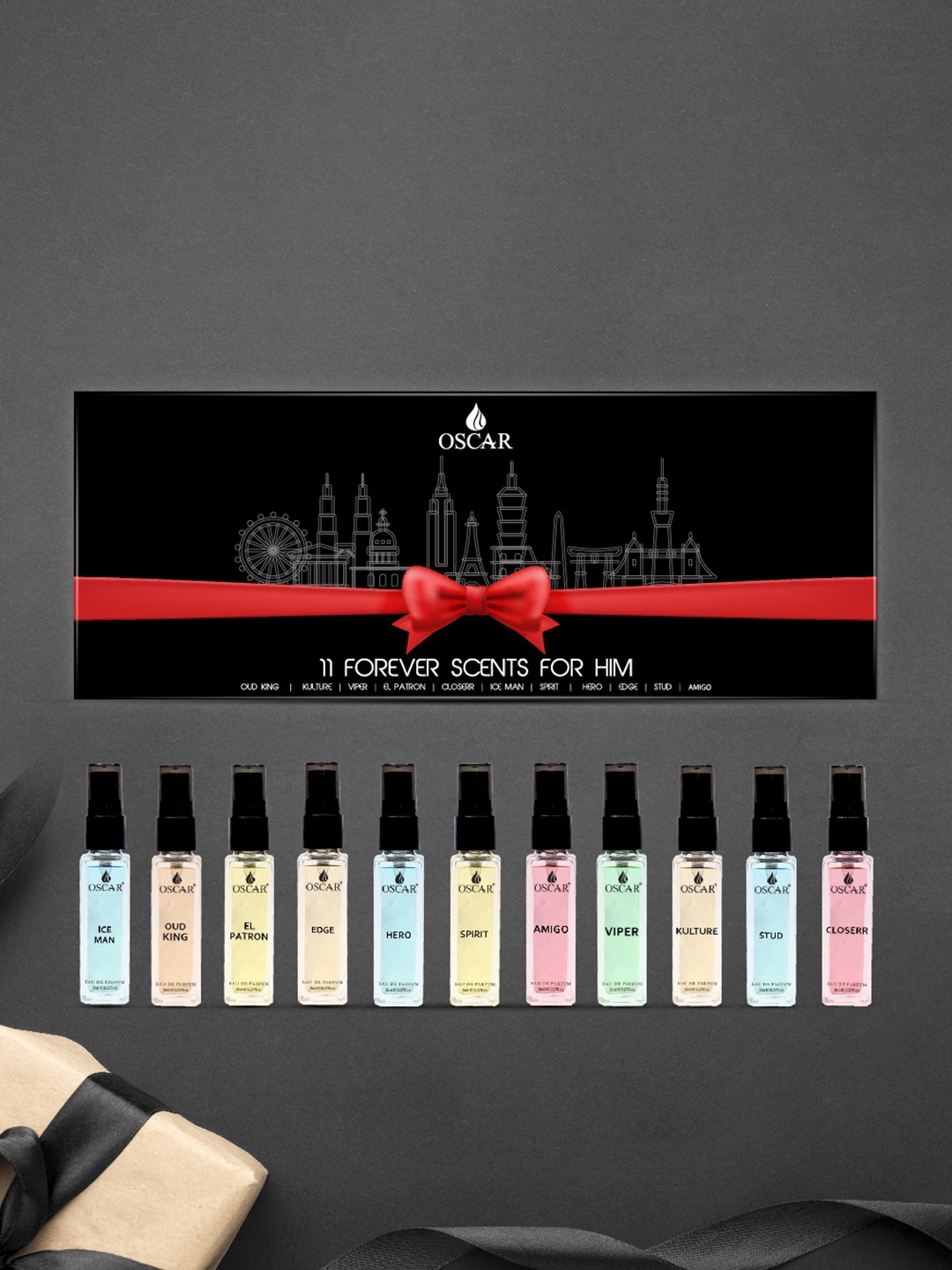 

OSCAR Men 11 Forever Scents For Him - 8ml Each, Multi