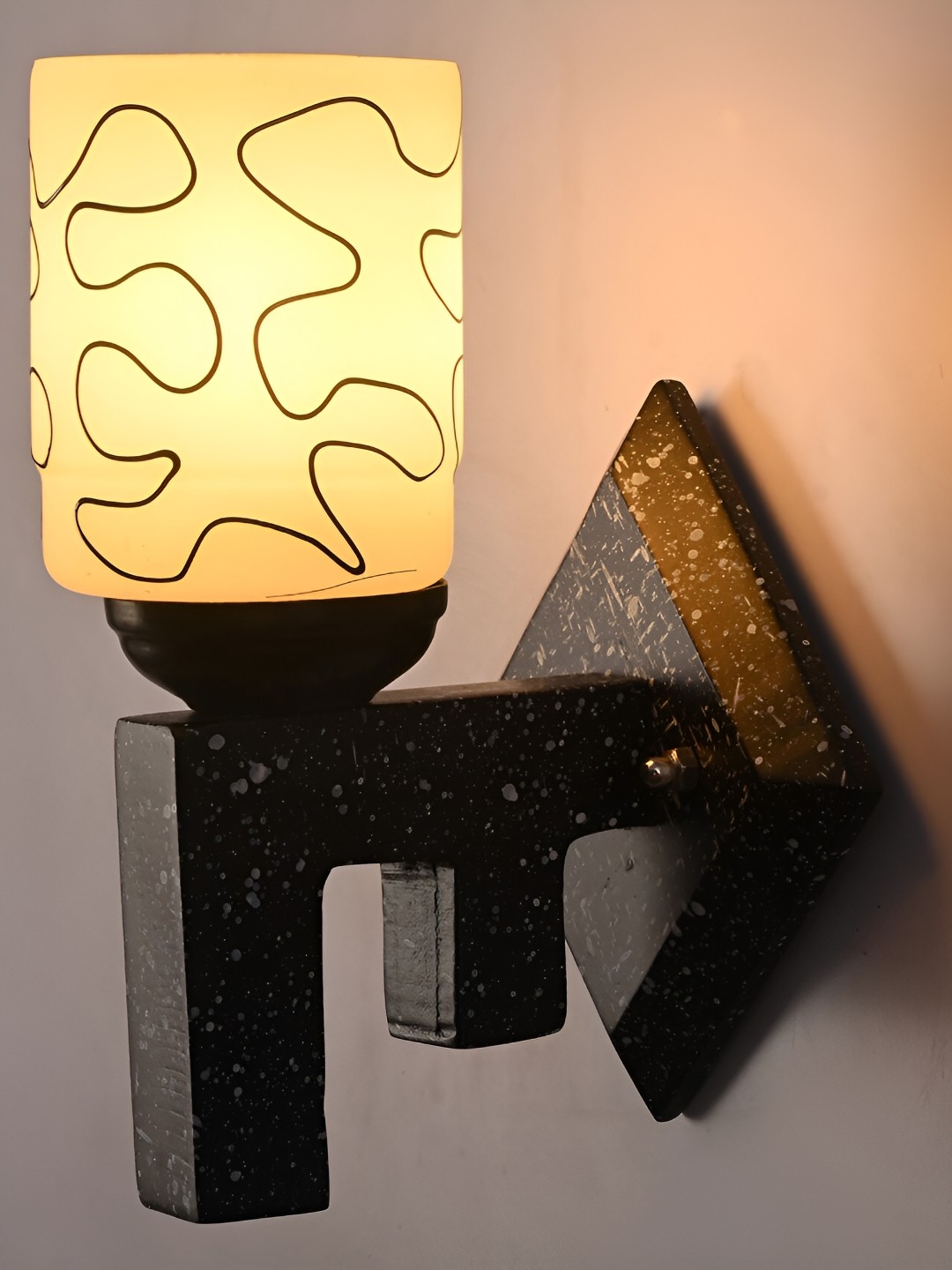 

Afast White Glass Wall Lamp