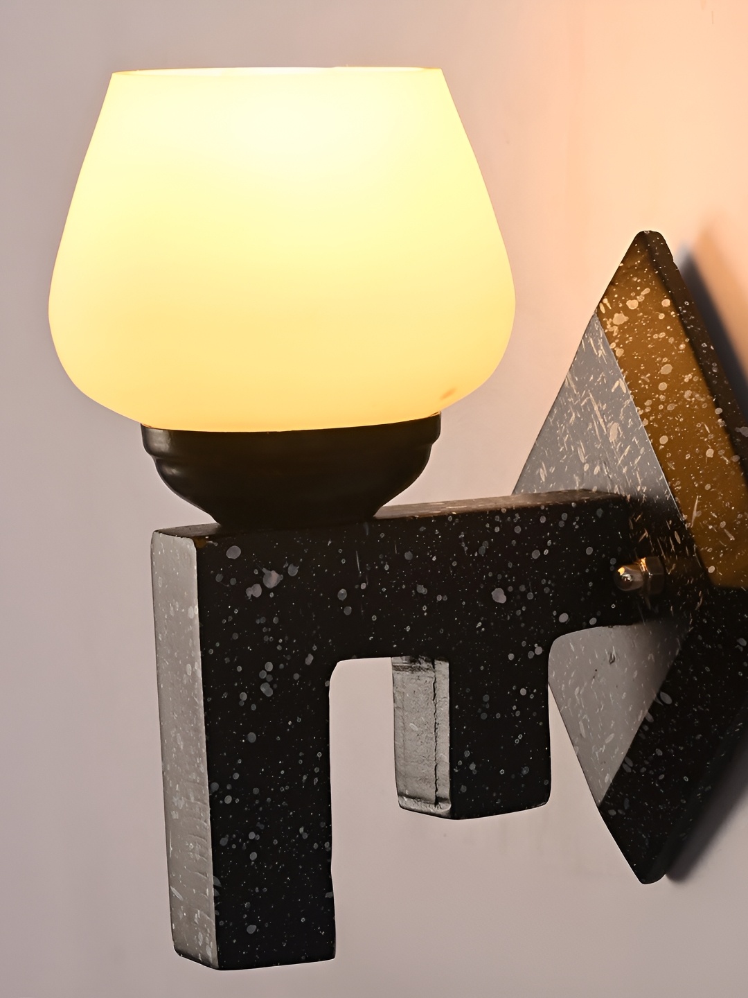 Afast Grey Glass Wall Lamp
