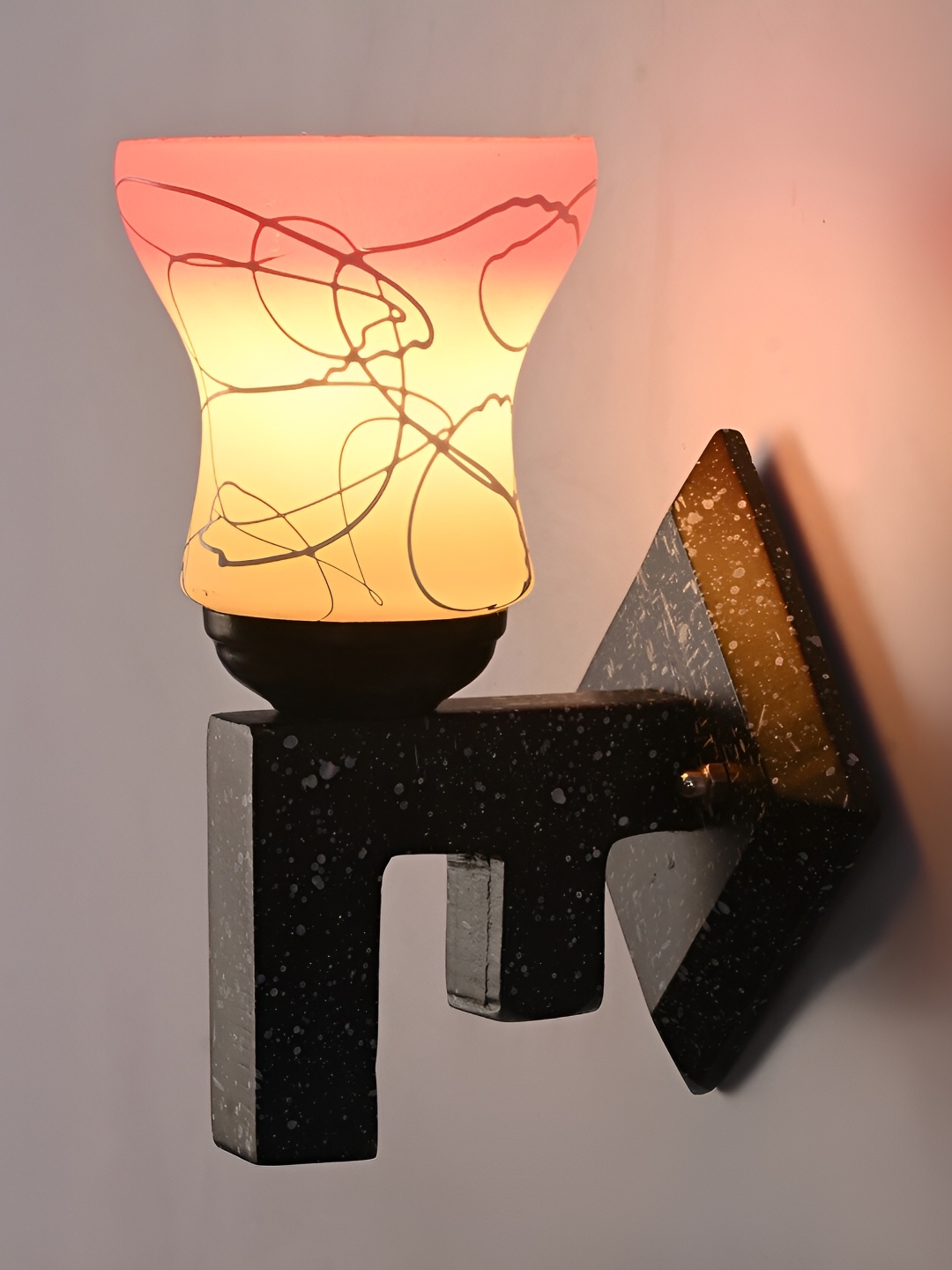 

Afast Pink Glass Wall Lamp