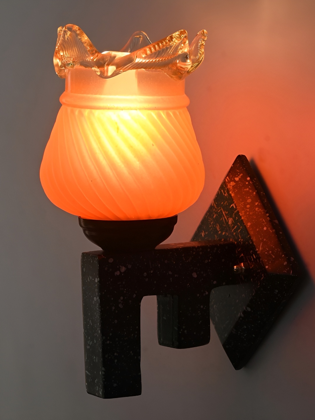 

Afast Orange Glass Wall Lamp