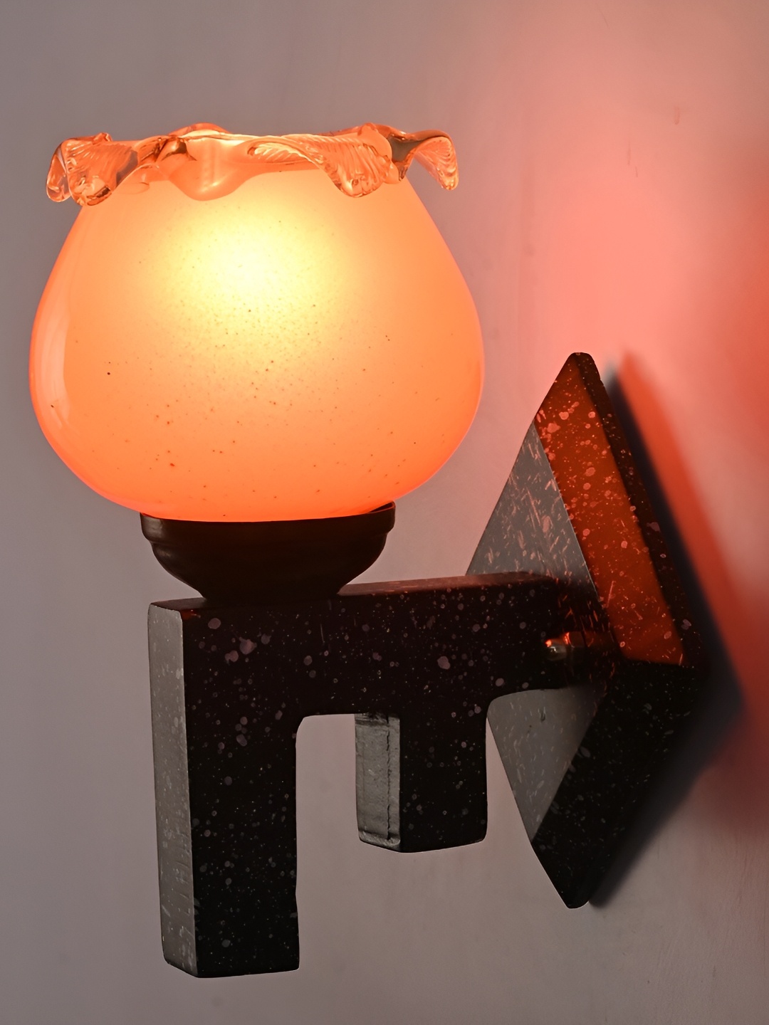 

Afast Orange Glass Wall Lamp