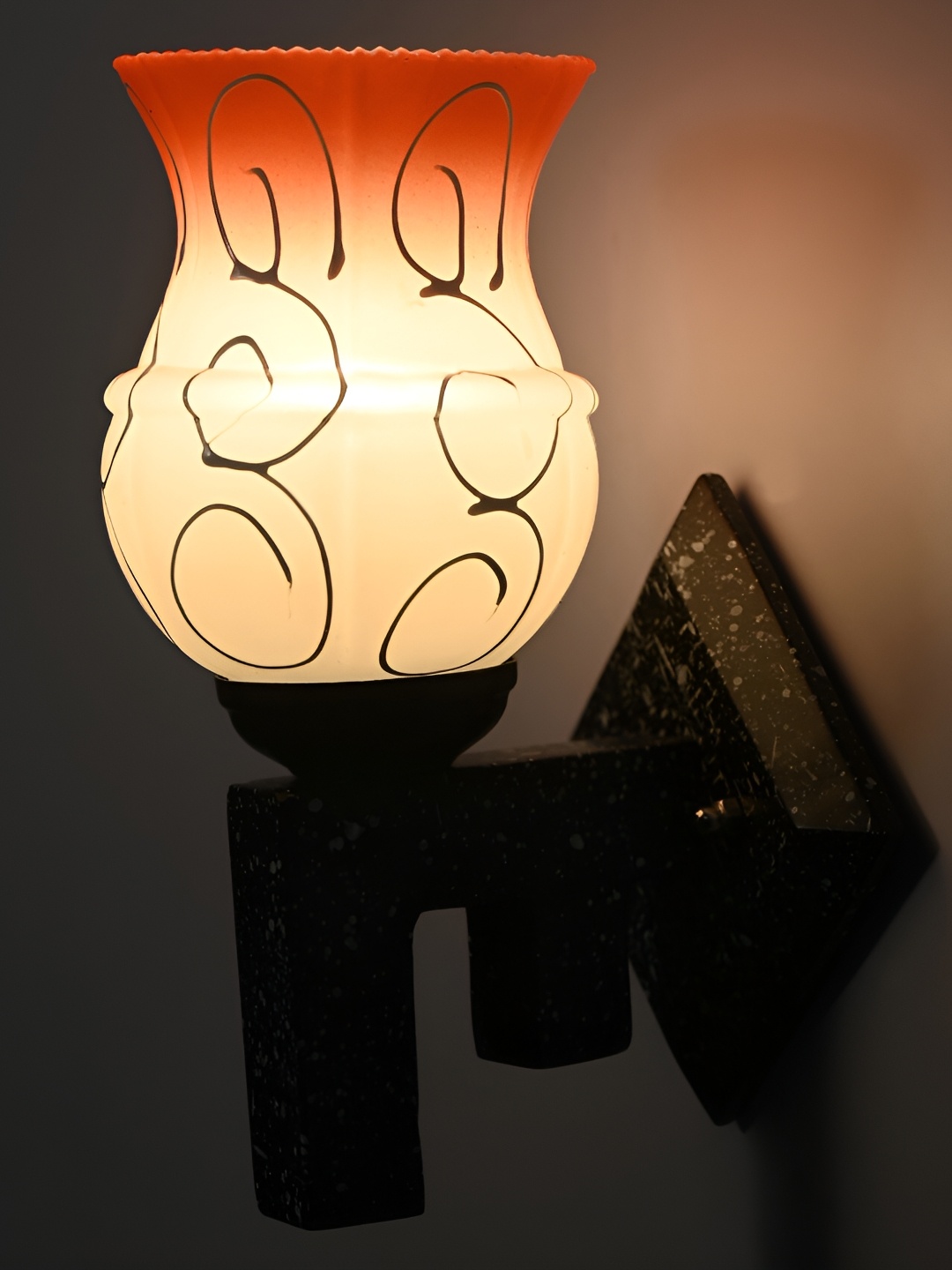 

Afast Orange Glass Wall Lamp