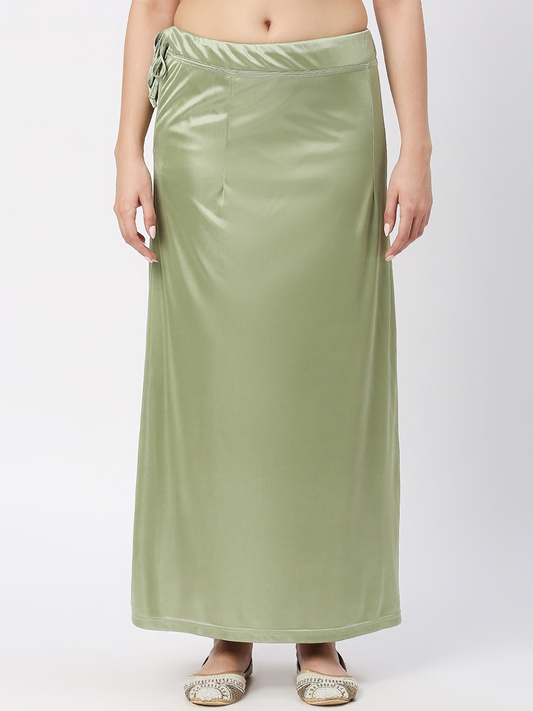 

neckbook Stretchable Saree Shapewear, Olive
