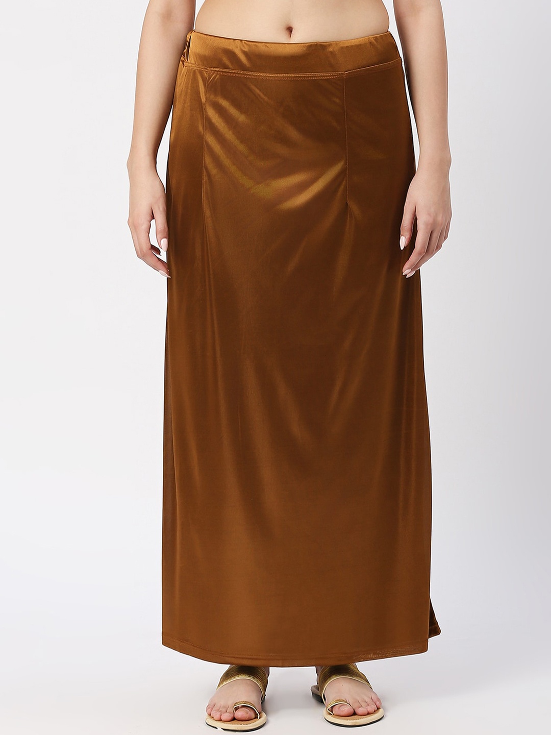 

neckbook Stretchable Saree Shapewear, Brown