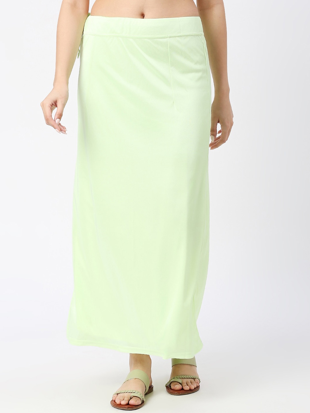 

neckbook Stretchable Saree Shapewear, Green