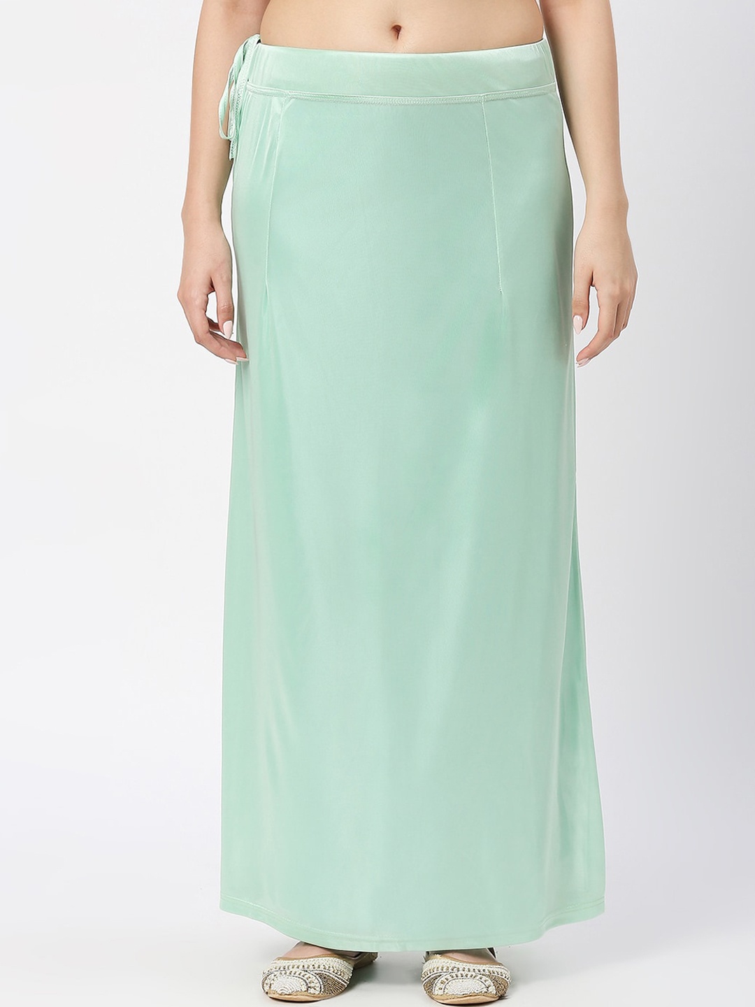 

neckbook Stretchable Saree Shapewear, Green