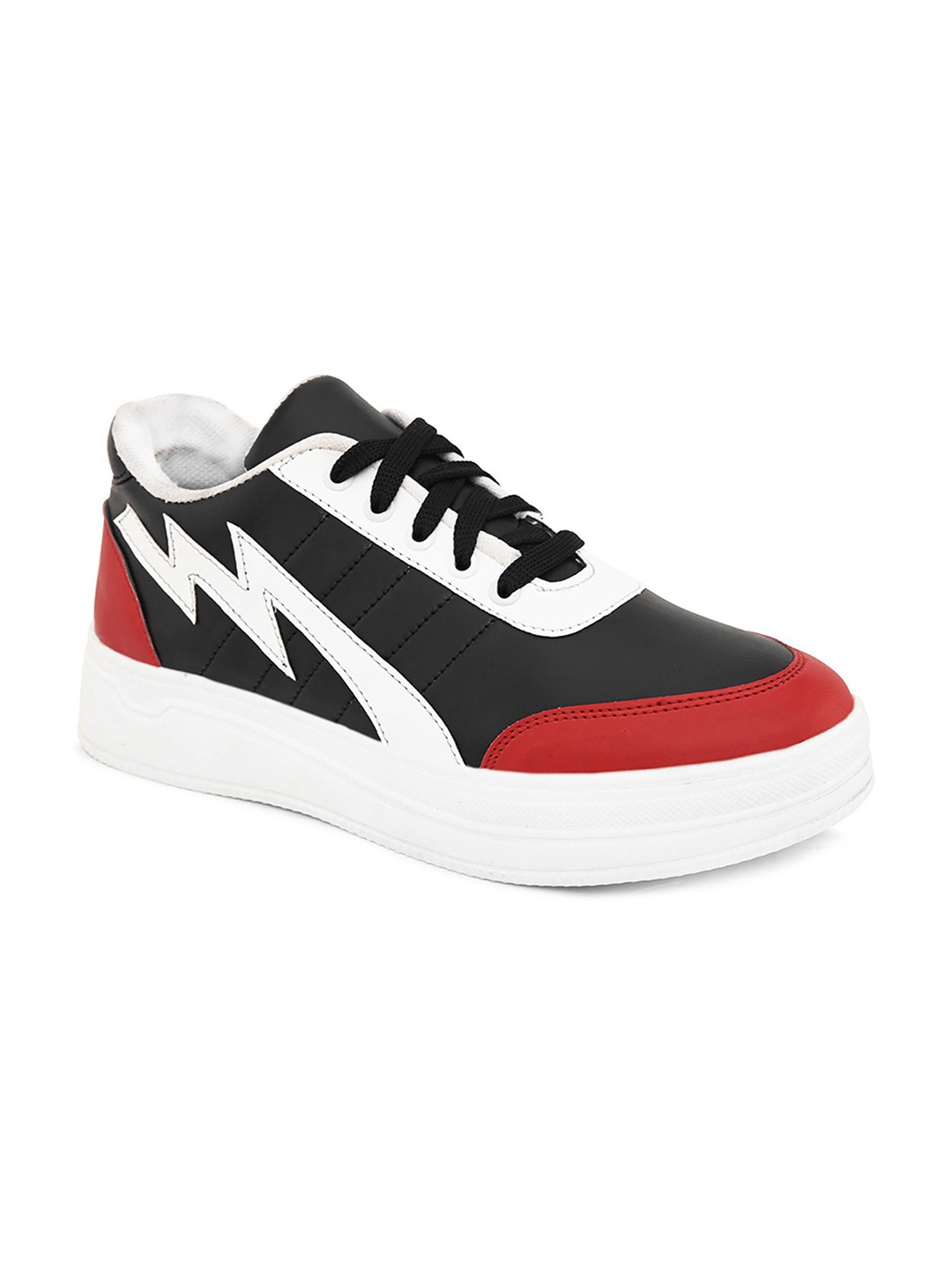 

John Karsun Men Colourblocked Antibacterial Comfort Insole Sneakers, White