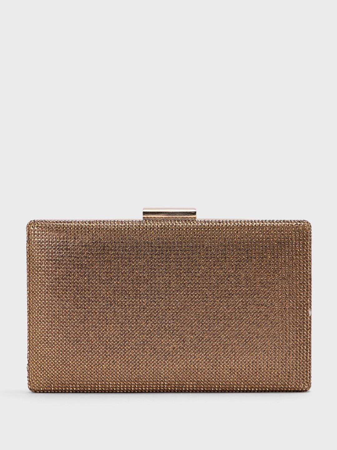 

20Dresses Gold-Toned Embellished Box Clutch