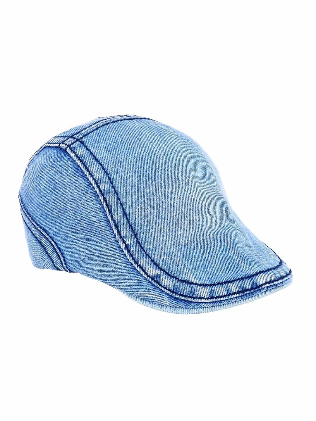 

Zacharias Kids Self Design Cotton Ascot Cap, Blue