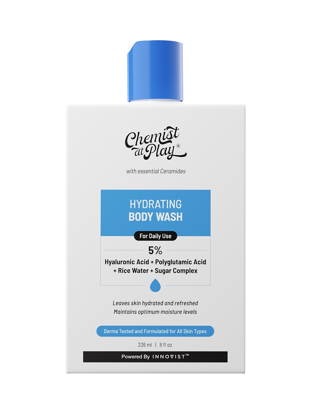 

Chemist at Play Hydrating Body Wash With 5% Niacinamide & Hyaluronic Acid - 236ml, Blue