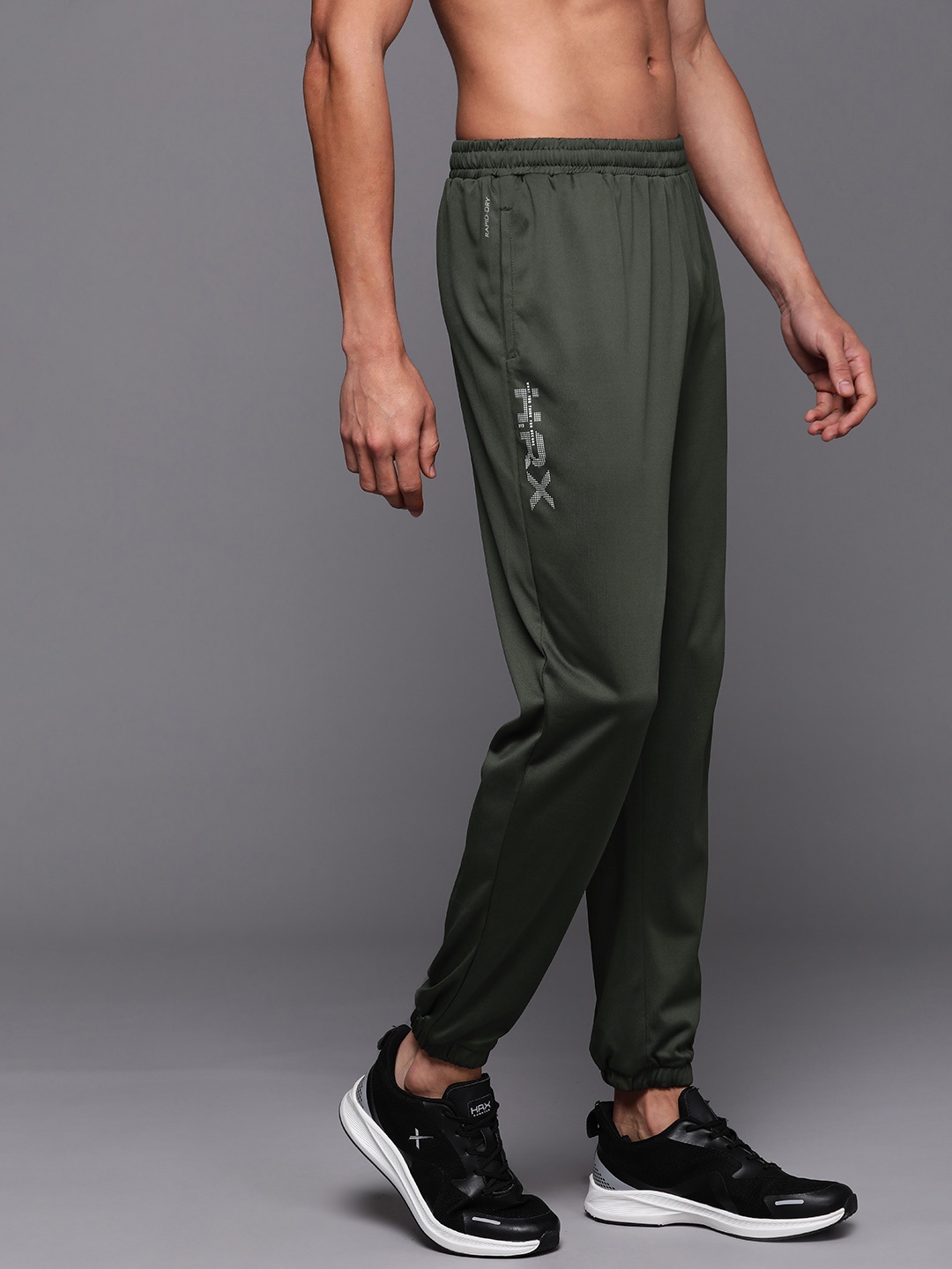 

HRX by Hrithik Roshan Men Rapid Dry Training Joggers, Olive