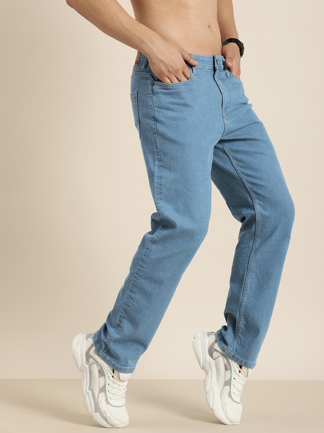 

HERE&NOW Men Stretchable Jeans, Blue