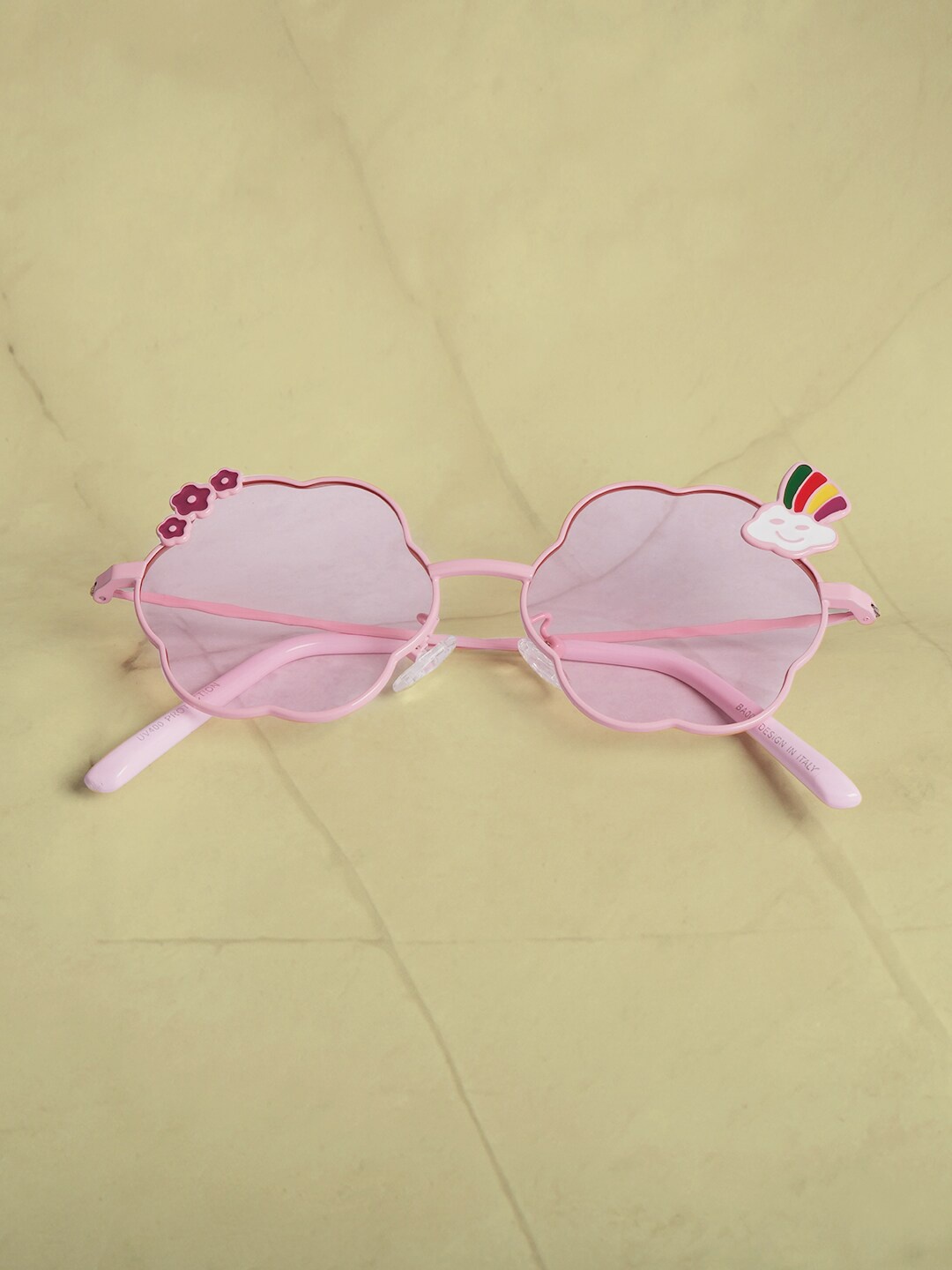 

DukieKooky Kids Cloud Shaped Sunglasses with UV Protected Lens DKSG420D, Pink