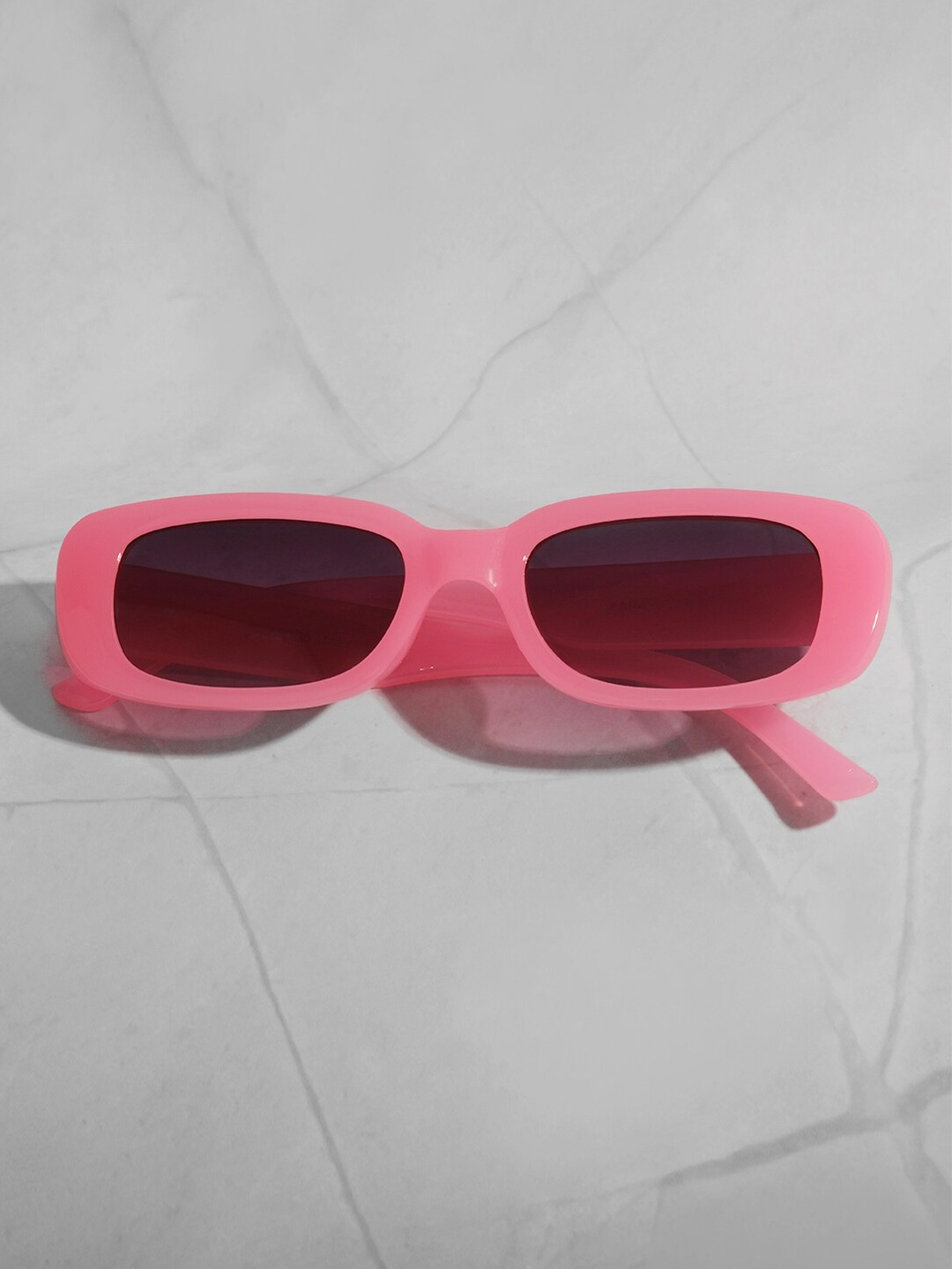 DukieKooky Kids Black Rectangle Sunglasses with UV Protected Lens DKSG413J