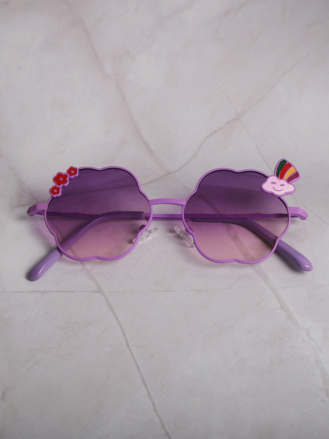 

DukieKooky Kids Round Sunglasses with UV Protected Lens DKSG420B, Purple