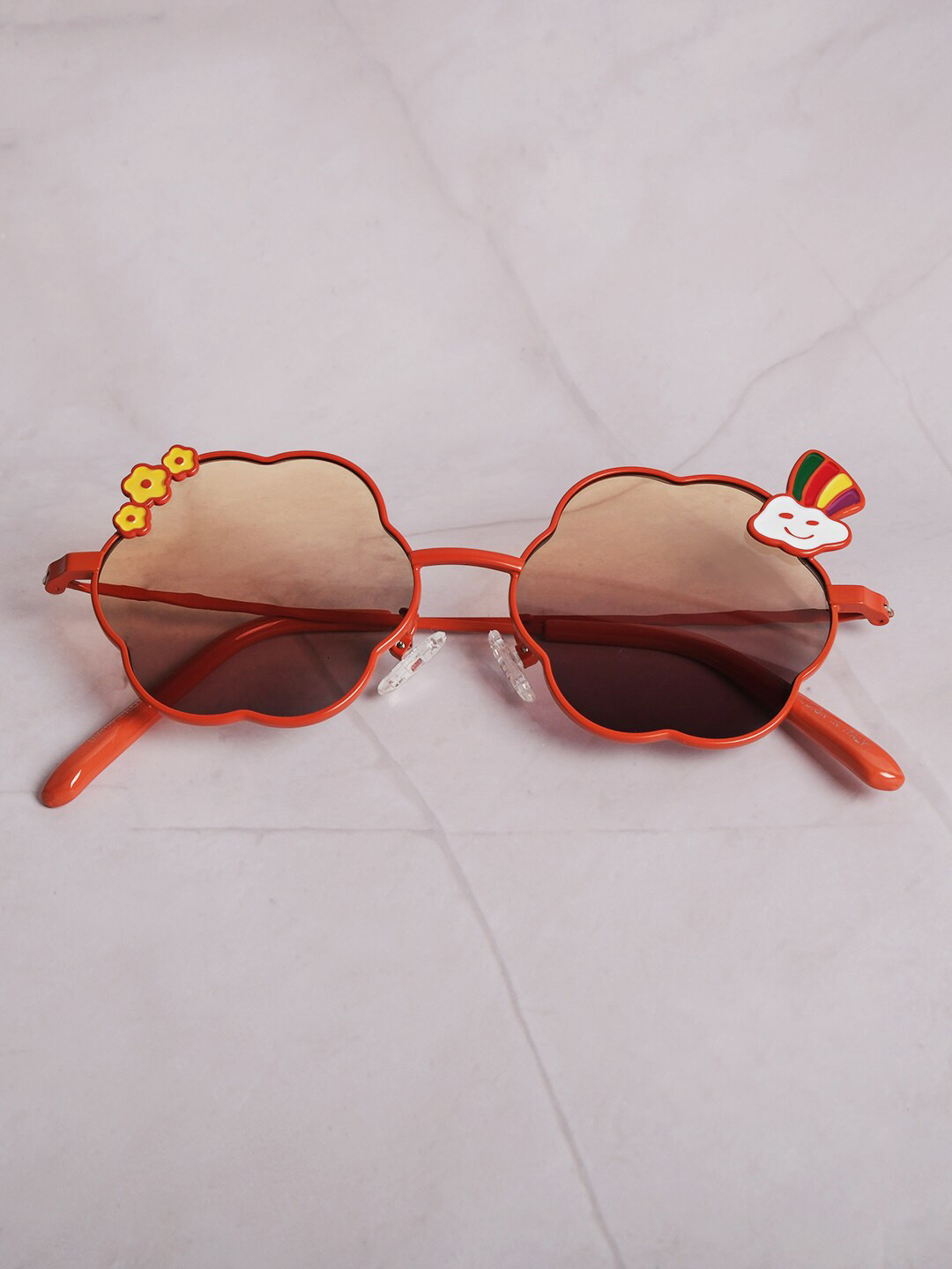 

DukieKooky Kids Round Sunglasses with UV Protected Lens DKSG420C, Brown