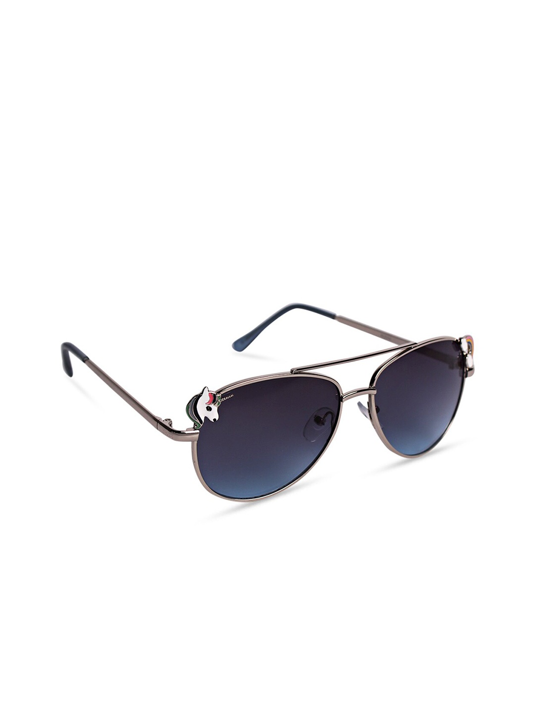 

DukieKooky Kids Aviator Sunglasses with UV Protected Lens DKSG426F, Blue