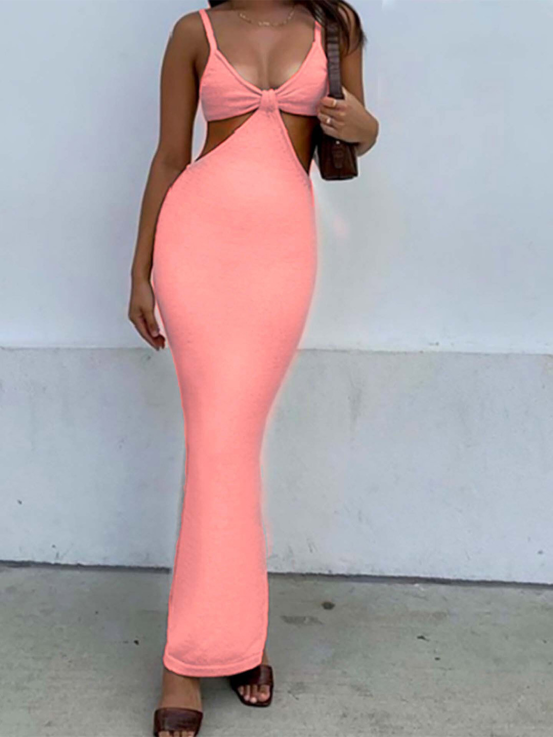 

StyleCast Pink Sleeveless Maxi Dress