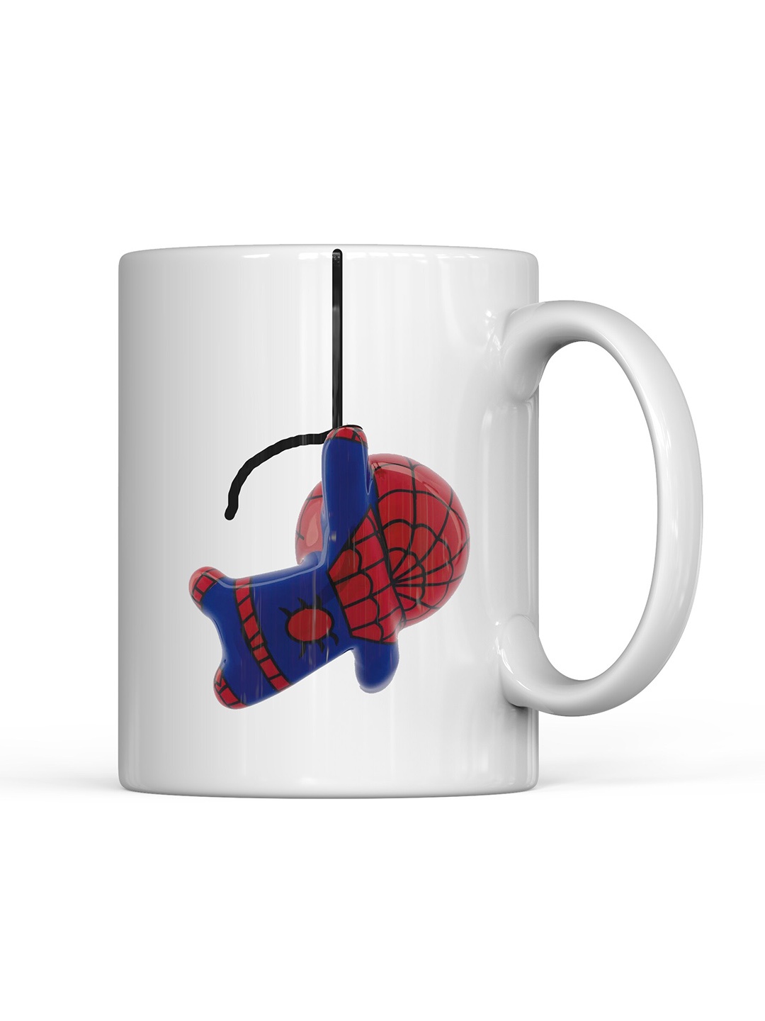 

Home Decor Expert White & Red Printed Ceramic Glossy Mug 300 ml