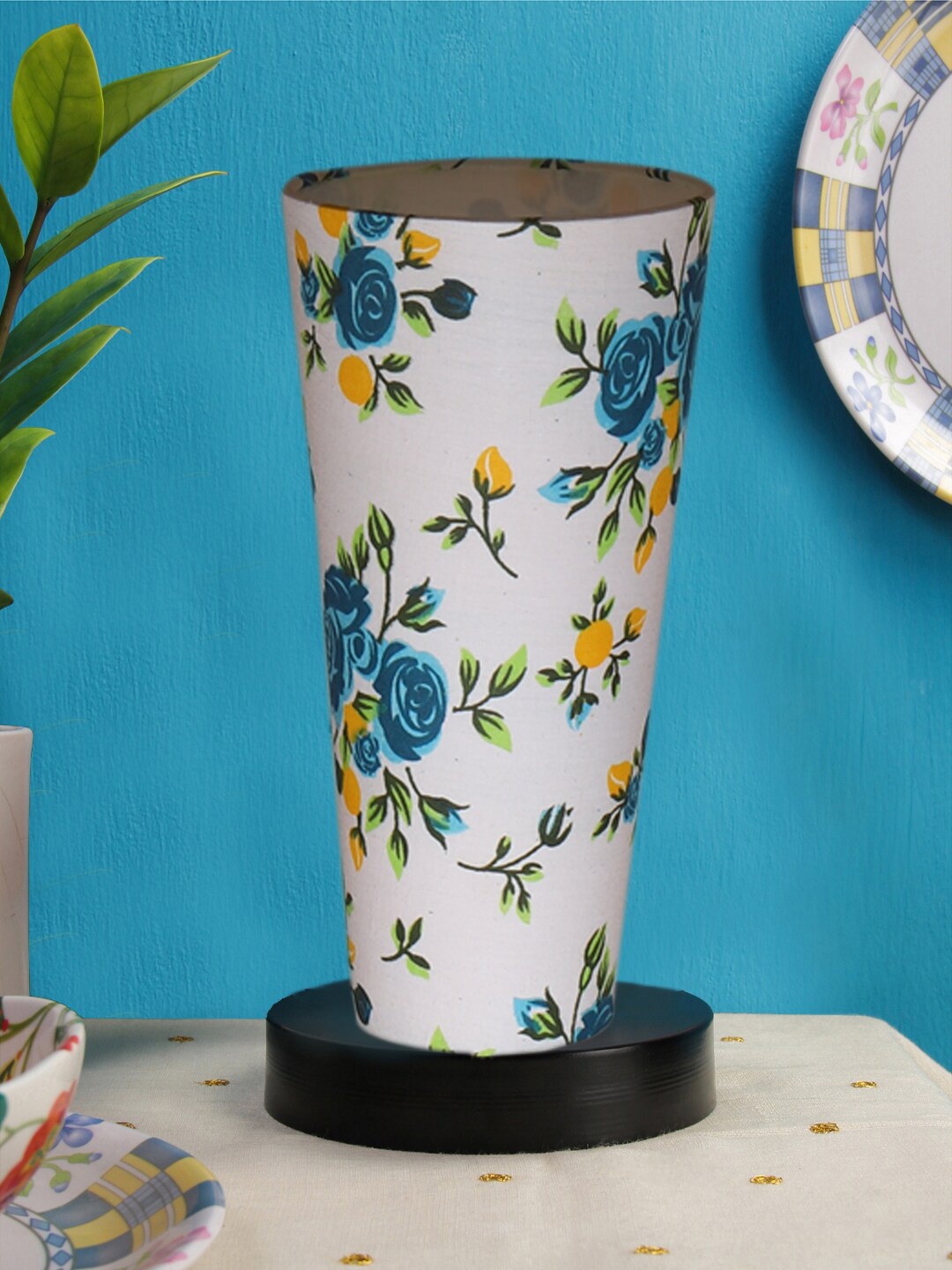 

Devansh White Wooden Table Lamps