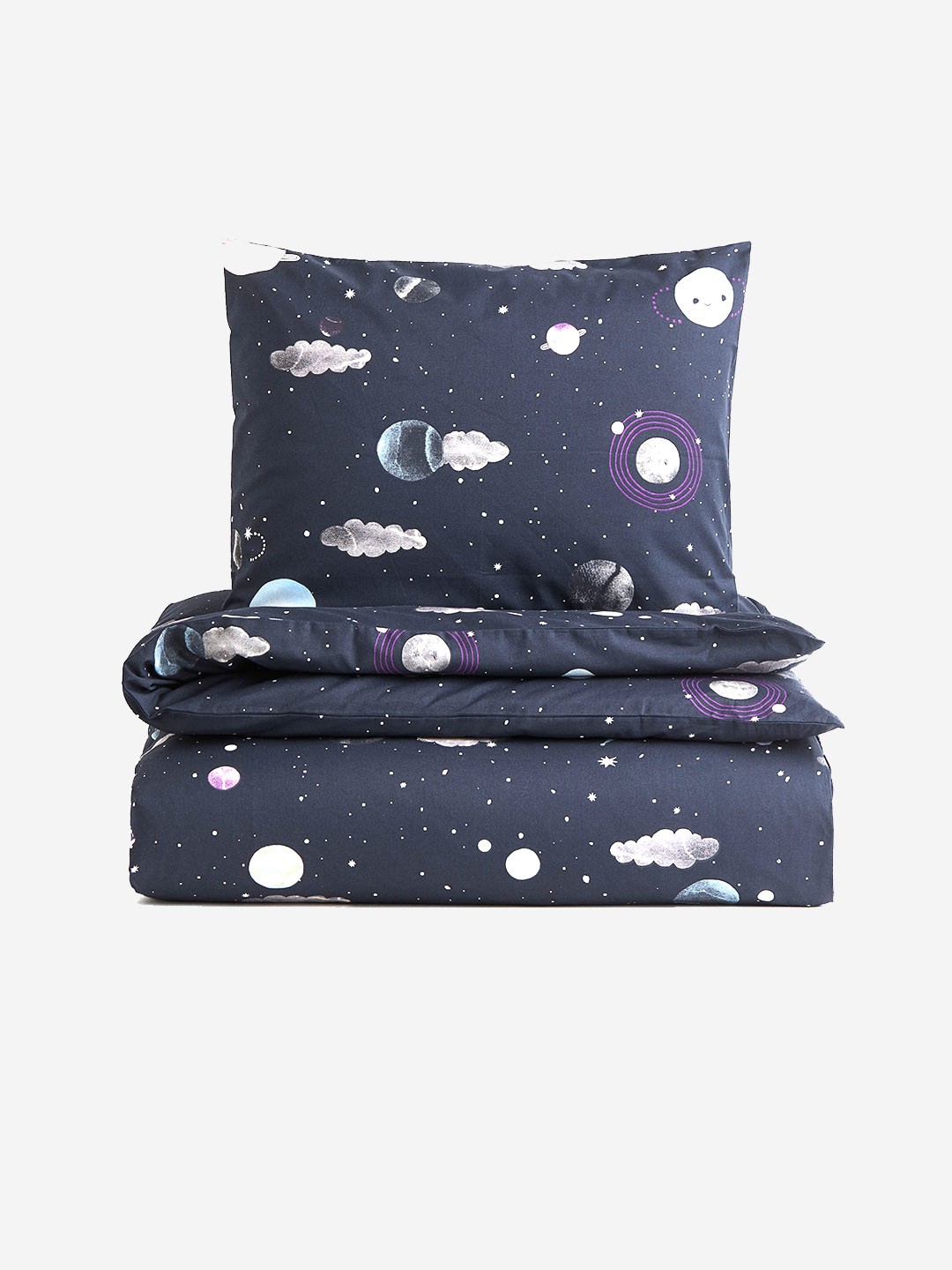 

H&M Blue Cotton Single Duvet Cover Set