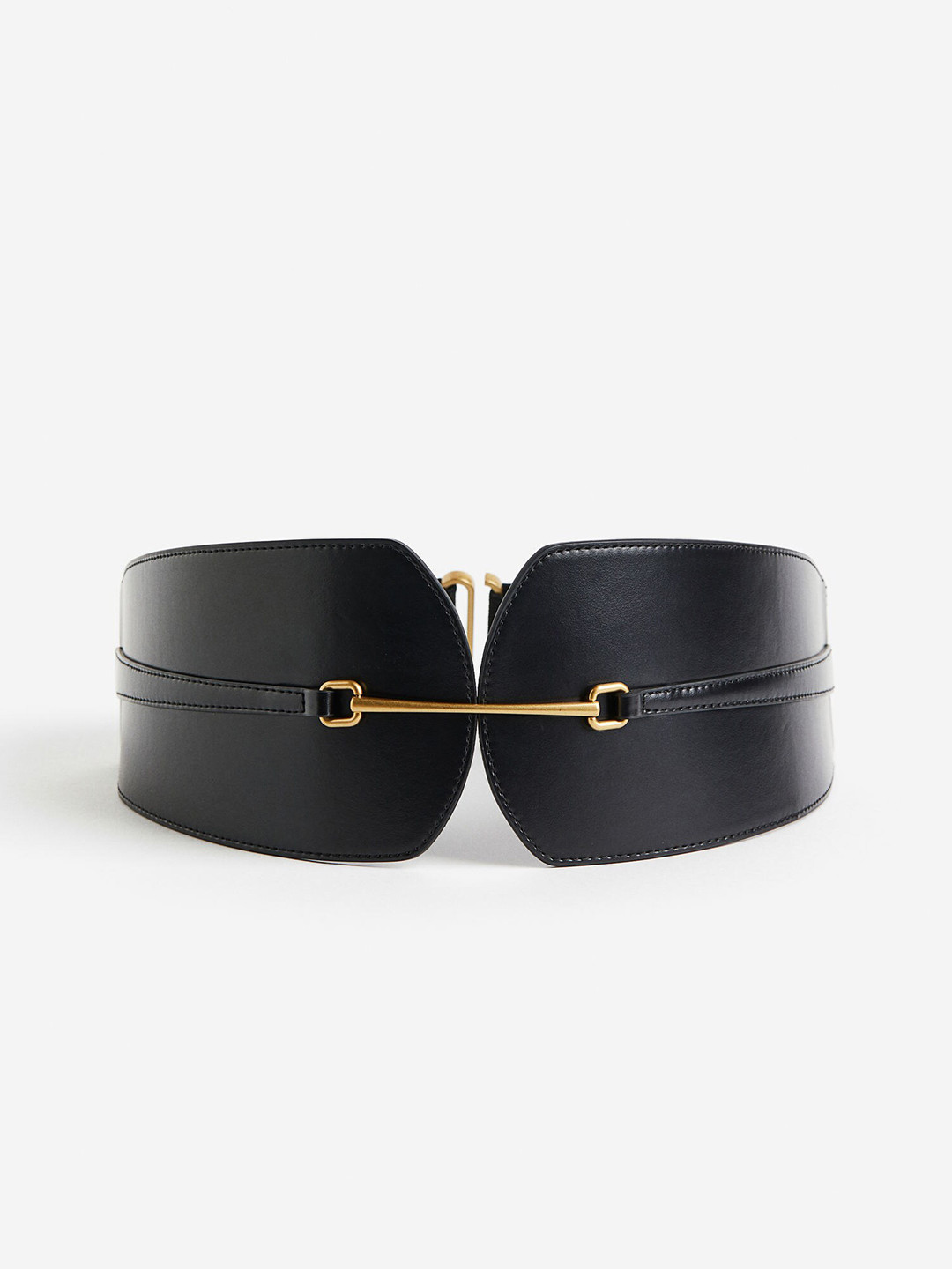 

H&M Women Wide Waist Belt, Black