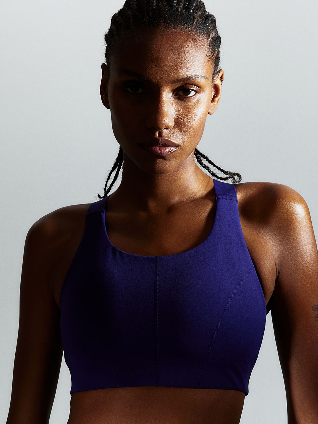 

H&M DryMove High Support Sports Bra, Blue