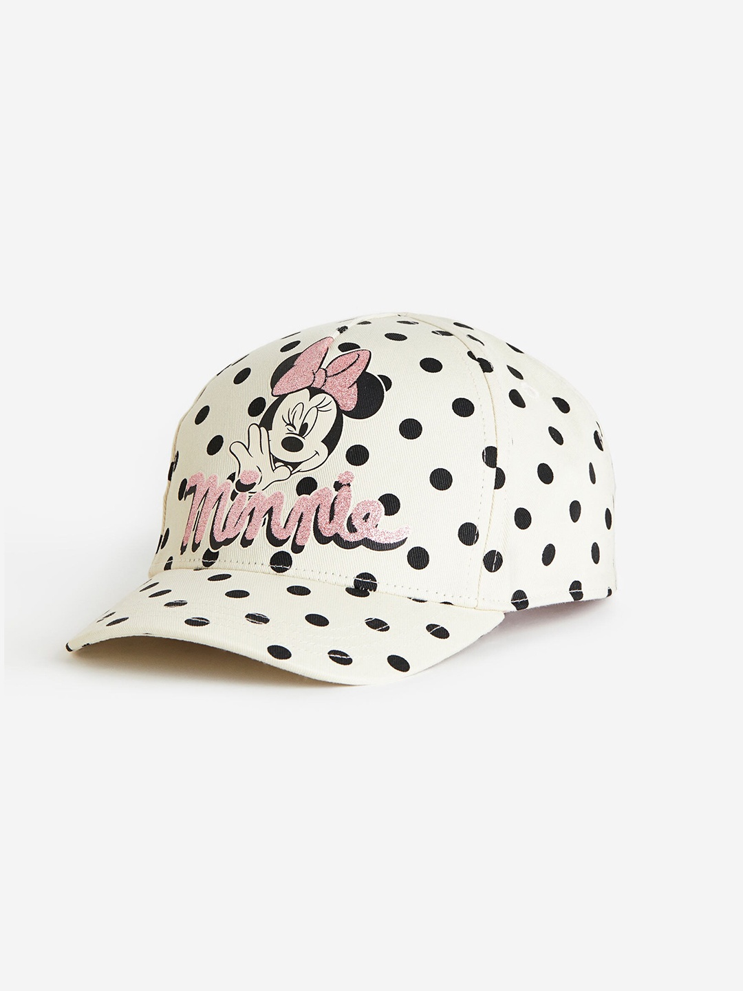 

H&M Girls Pure Cotton Printed Cap, White