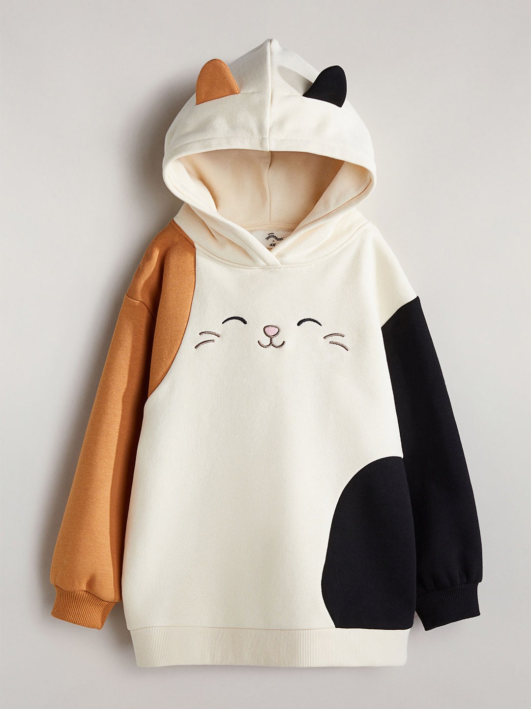 

H&M Girls Appliqud Oversized Hoodie, White