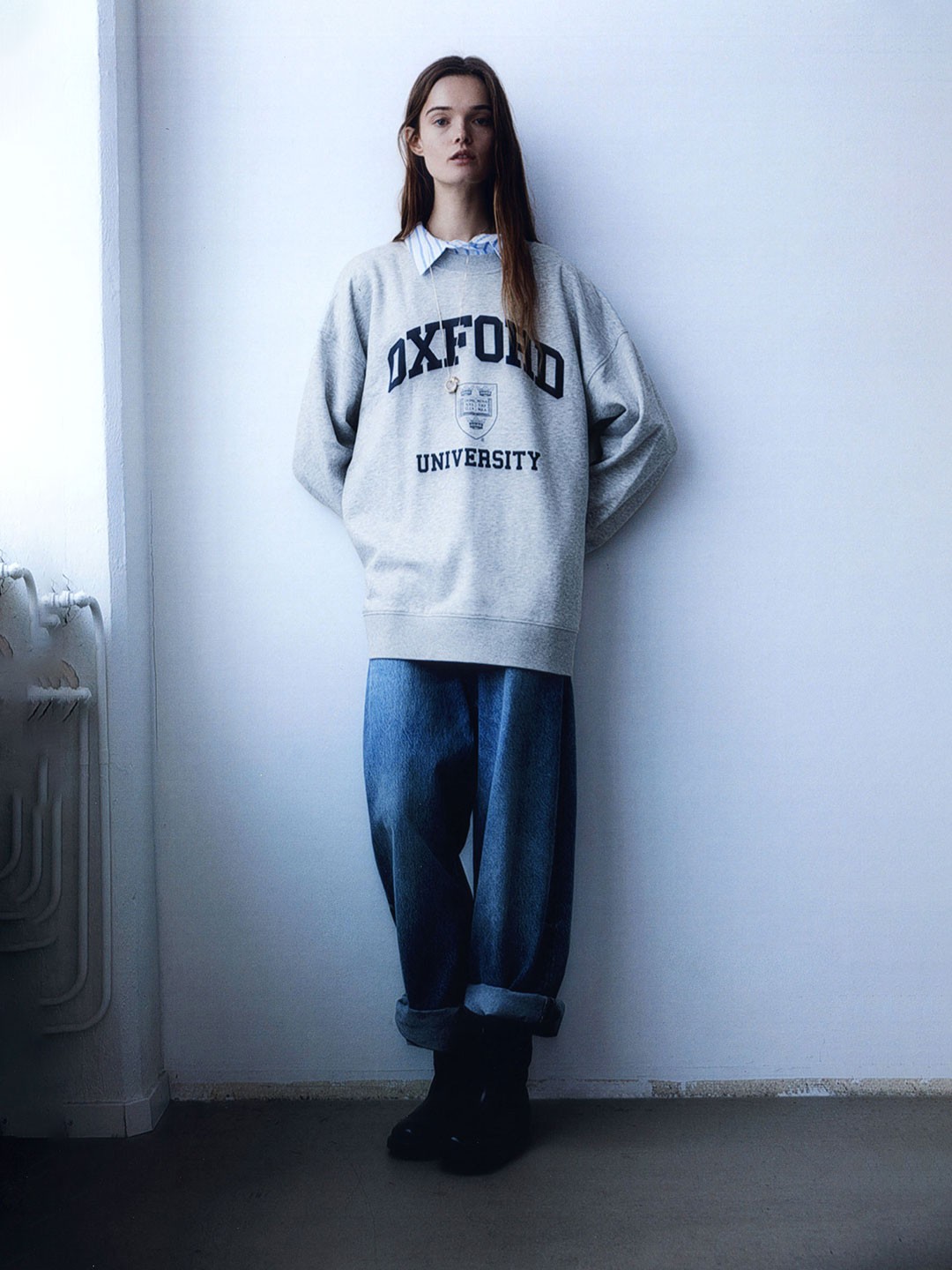 

H&M Oversized Sweatshirt, Grey