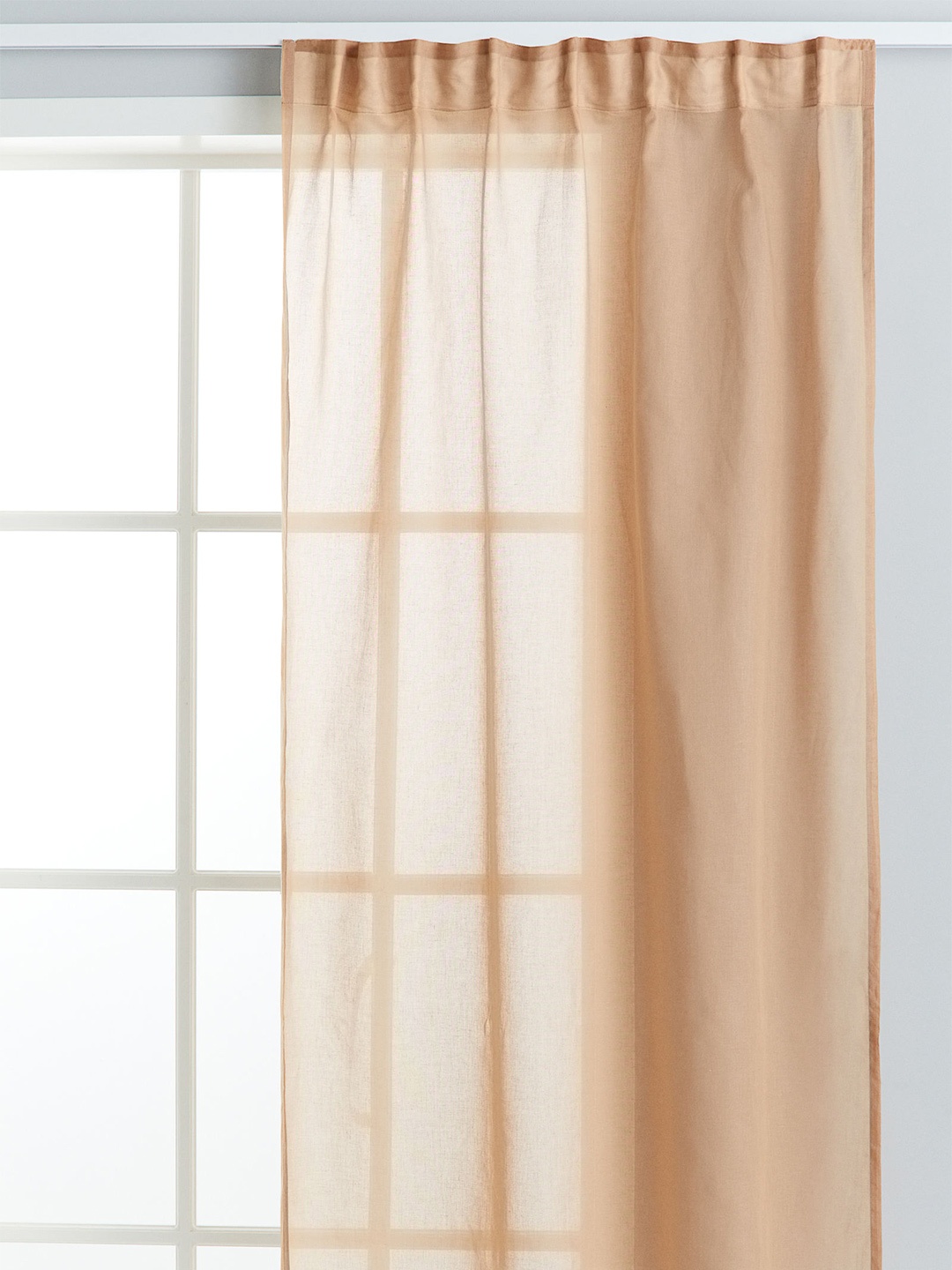 

H&M 2-Pack Airy Multiway Curtains, Beige