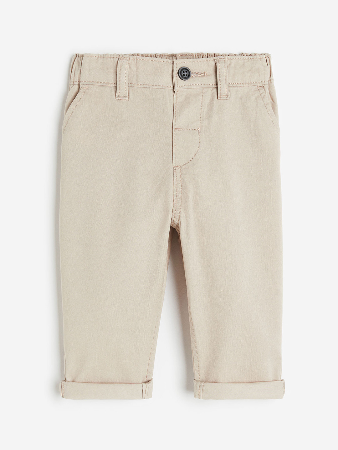 

H&M Boys Cotton Chinos, Beige