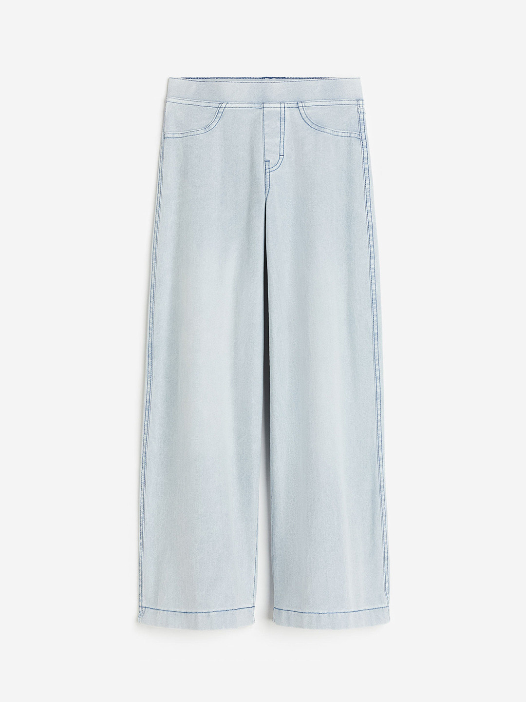 

H&M Girls Wide Trousers, Blue