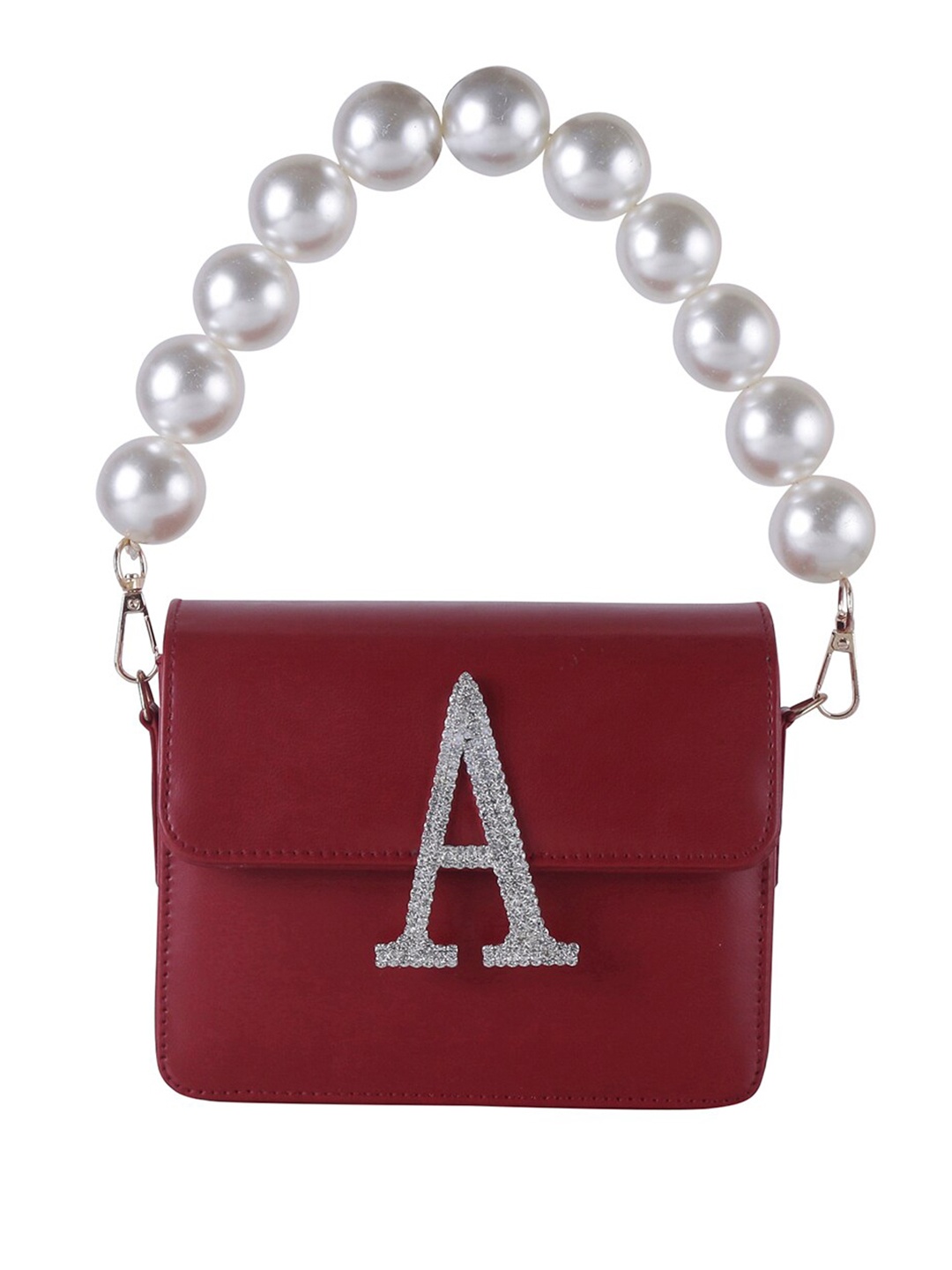 

Swisni Wrist Loop Purse Clutch, Red