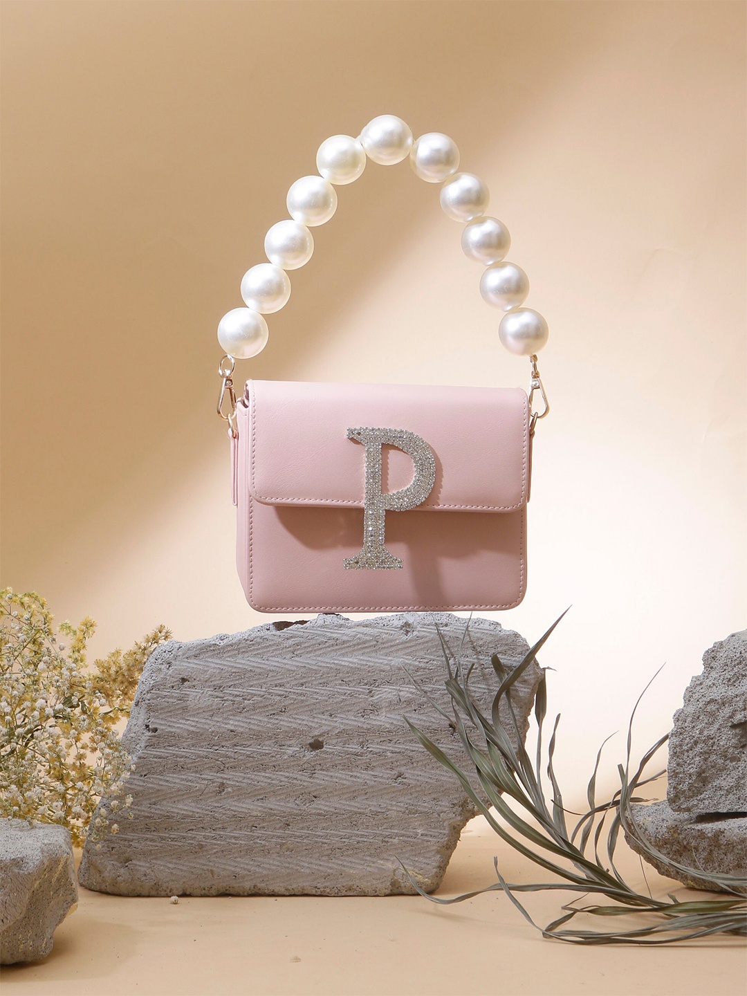 

Swisni Wrist Loop Purse Clutch, Pink