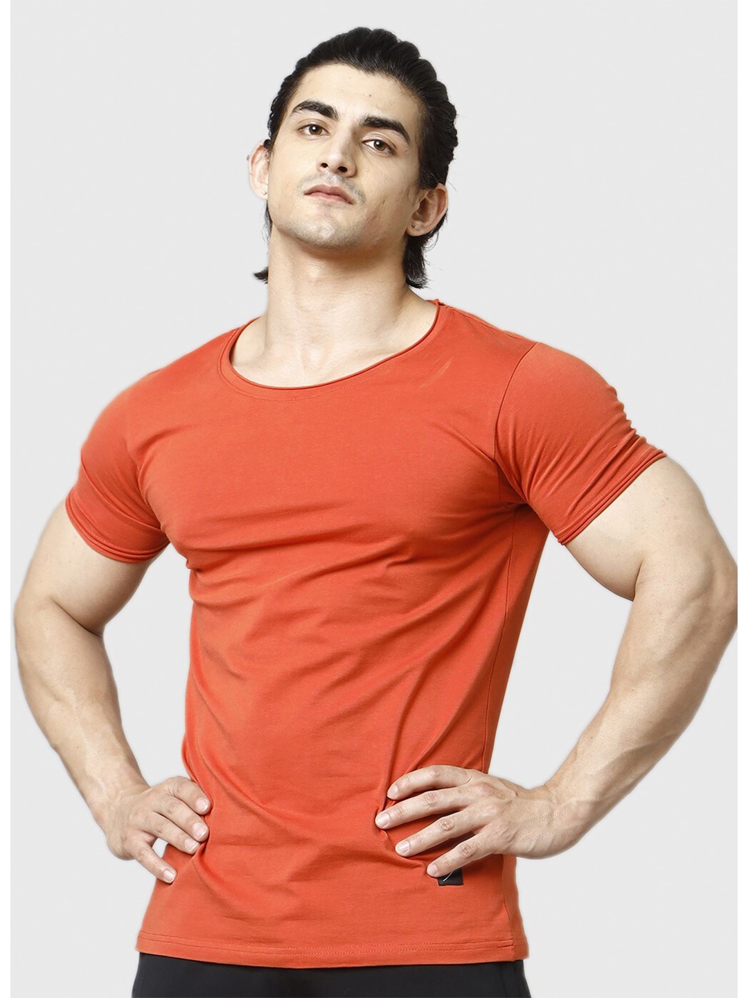 

FUAARK Anti Odour Slim Fit Sports T-shirt, Orange