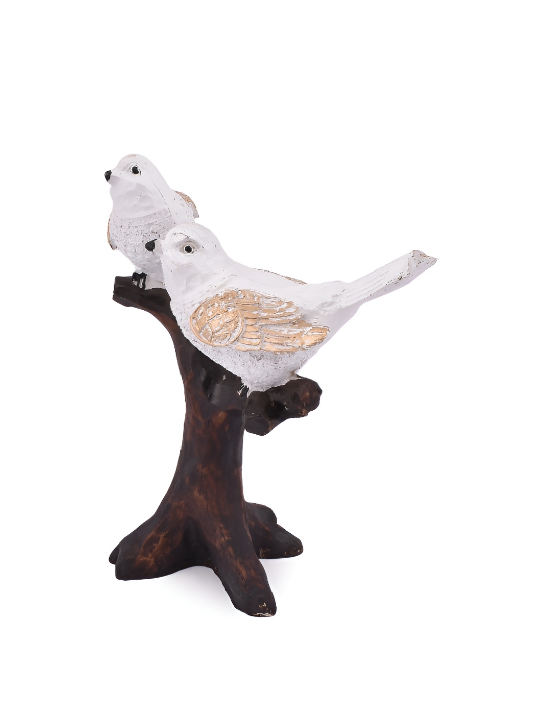 

CraftEmporio Brown & White Curio Showpiece