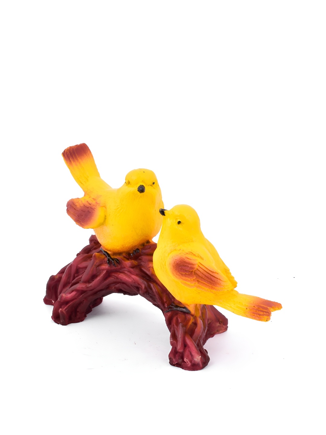

CraftEmporio Yellow & Brown Birds Curio Showpiece