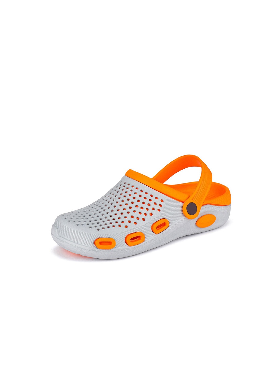 

BERSACHE Men Colourblocked Lightweight Rubber Clogs, Grey