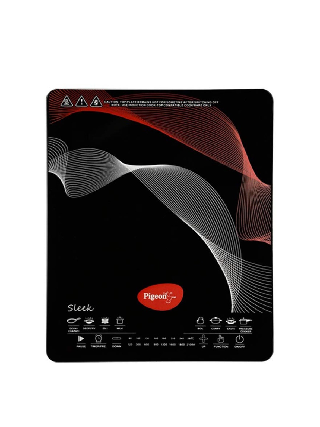 

Pigeon Rapido Sleek Black Induction CookTop 2100 W