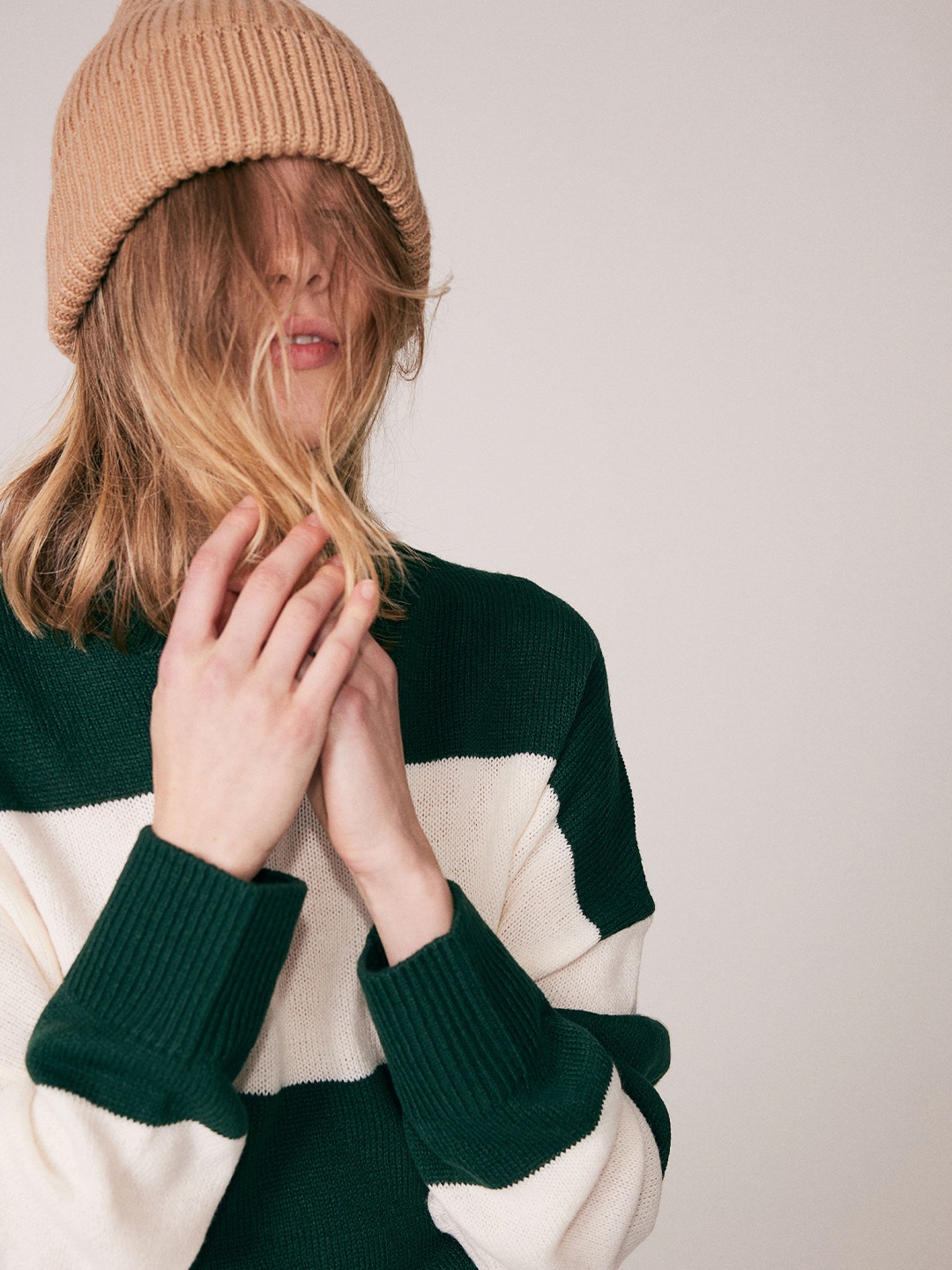 

H&M Acrylic Jacquard-Knit Jumper, White