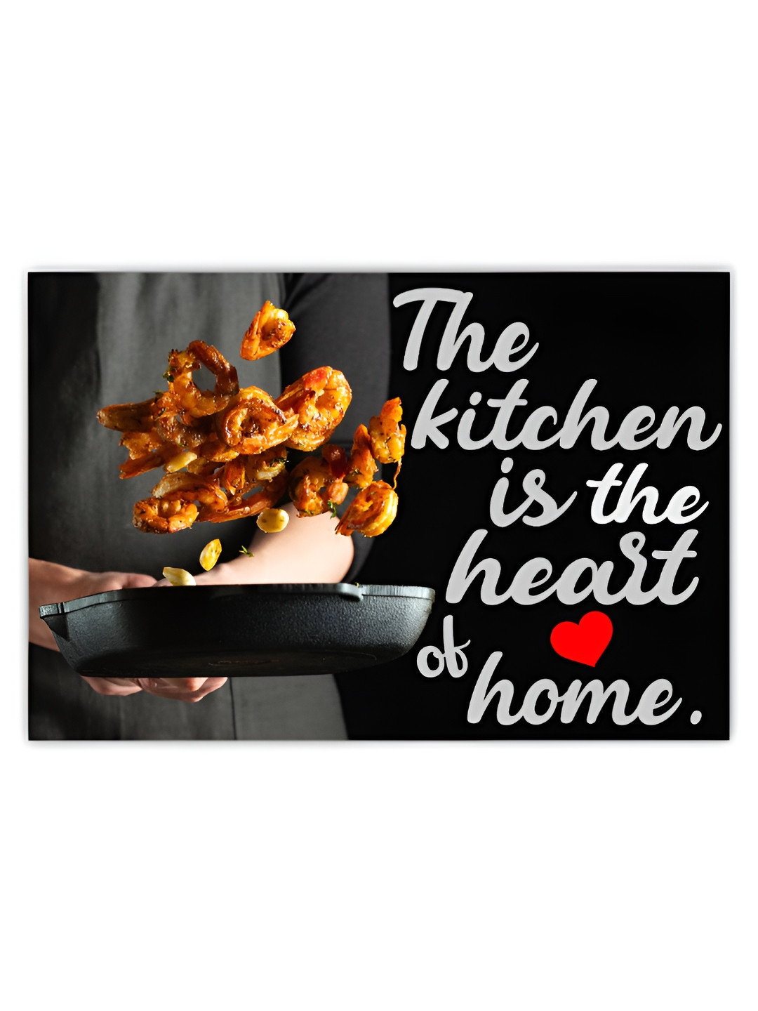 

CVANU Black & White Quote Printed Self Adhesive Wall Sticker