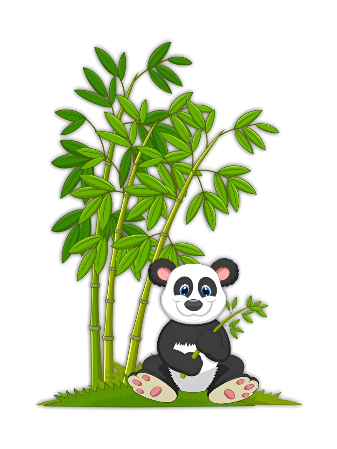 

CVANU Green & Black Printed Self Adhesive Wall Sticker